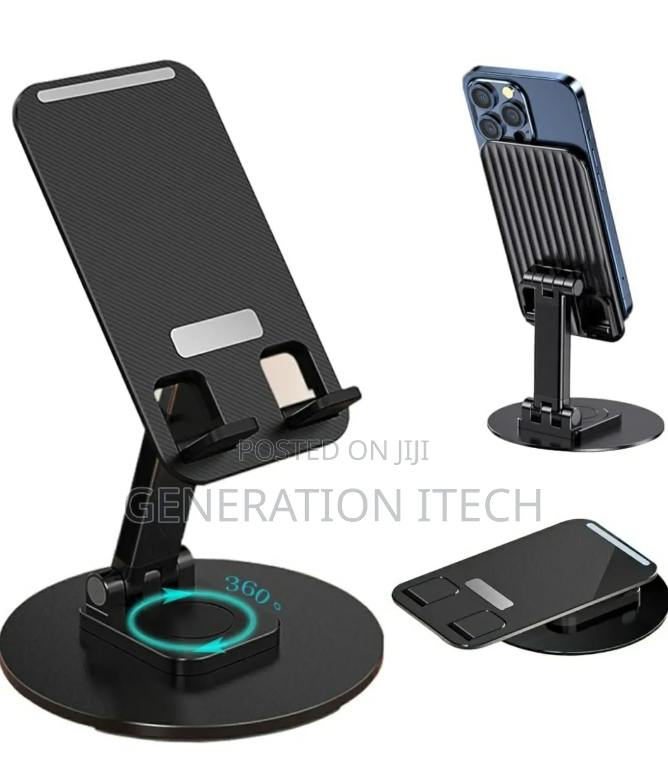 Rotational Phone and Tablet Stand 360°- Foldable Holder