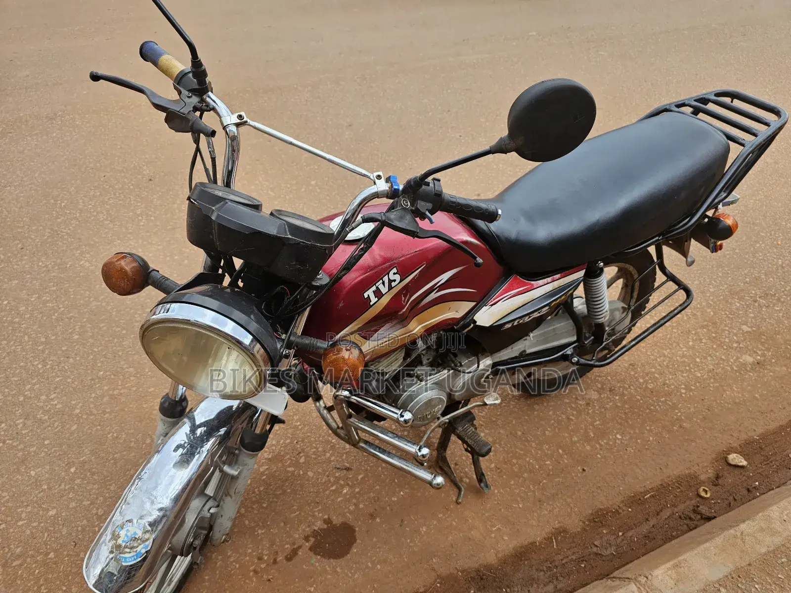 TVS XL 100 2017 Red
