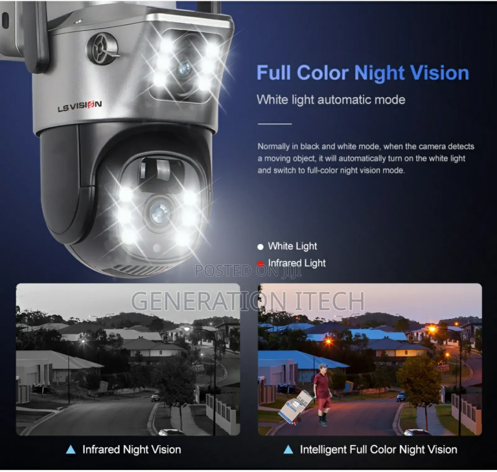 4g Dual Lens PTZ Solar Camera - - Waterproof for Outdoor