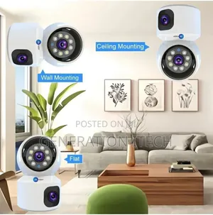 Simcard 4G Dual Lens Camera for Indoor-Wireless-Night Vision
