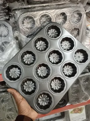 2pcs Set Of 12holes Cake Tray(A Pair)