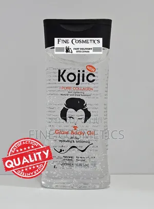 Kojie San Glow Body Oil | Kojic ACID Pure Collagen Skin Oil