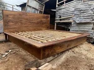Solid King Platform Bed/ Mugavu Bed