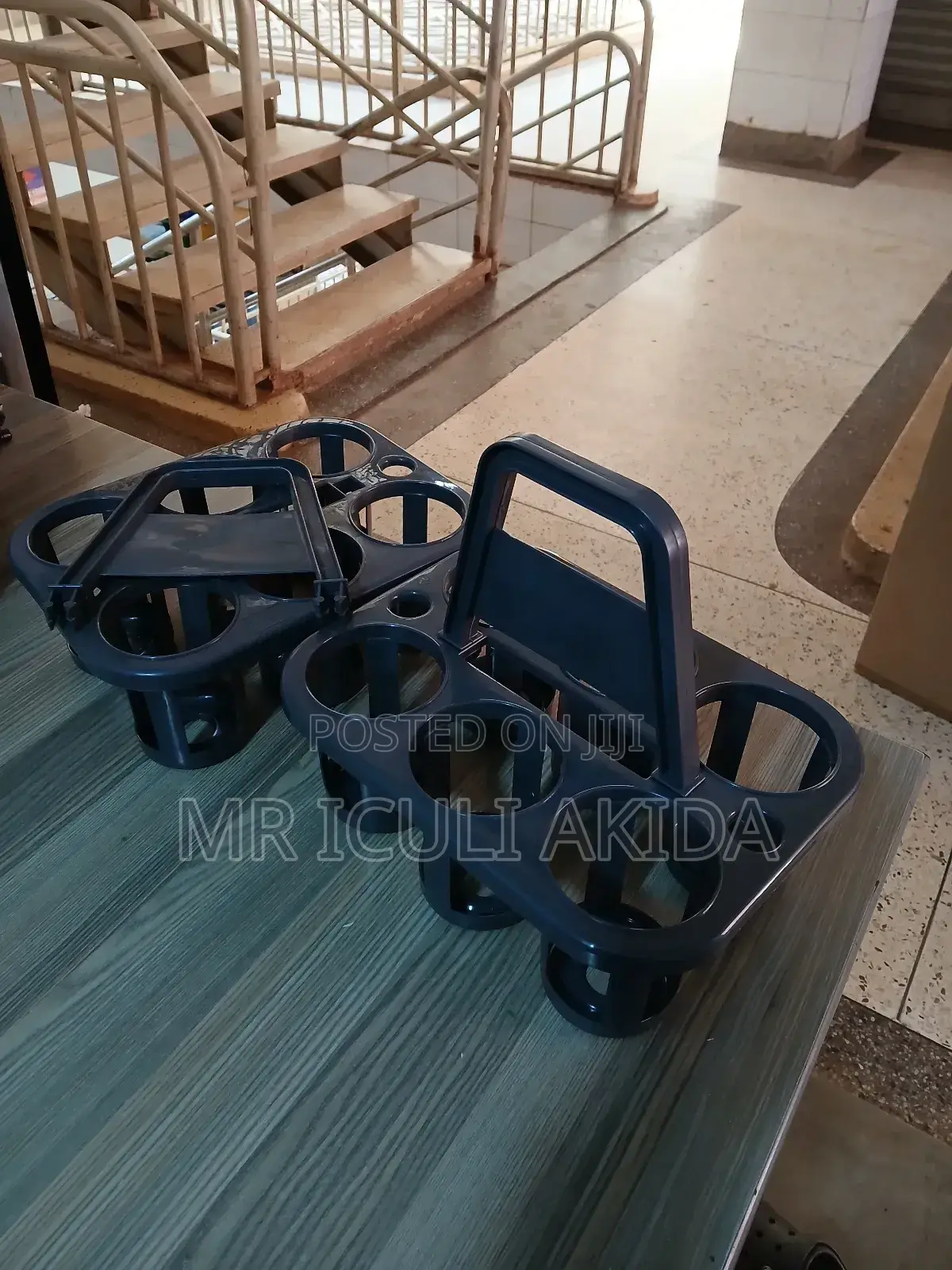 6bottles Beer Bar Plastic Wine Bottle Holder Tray