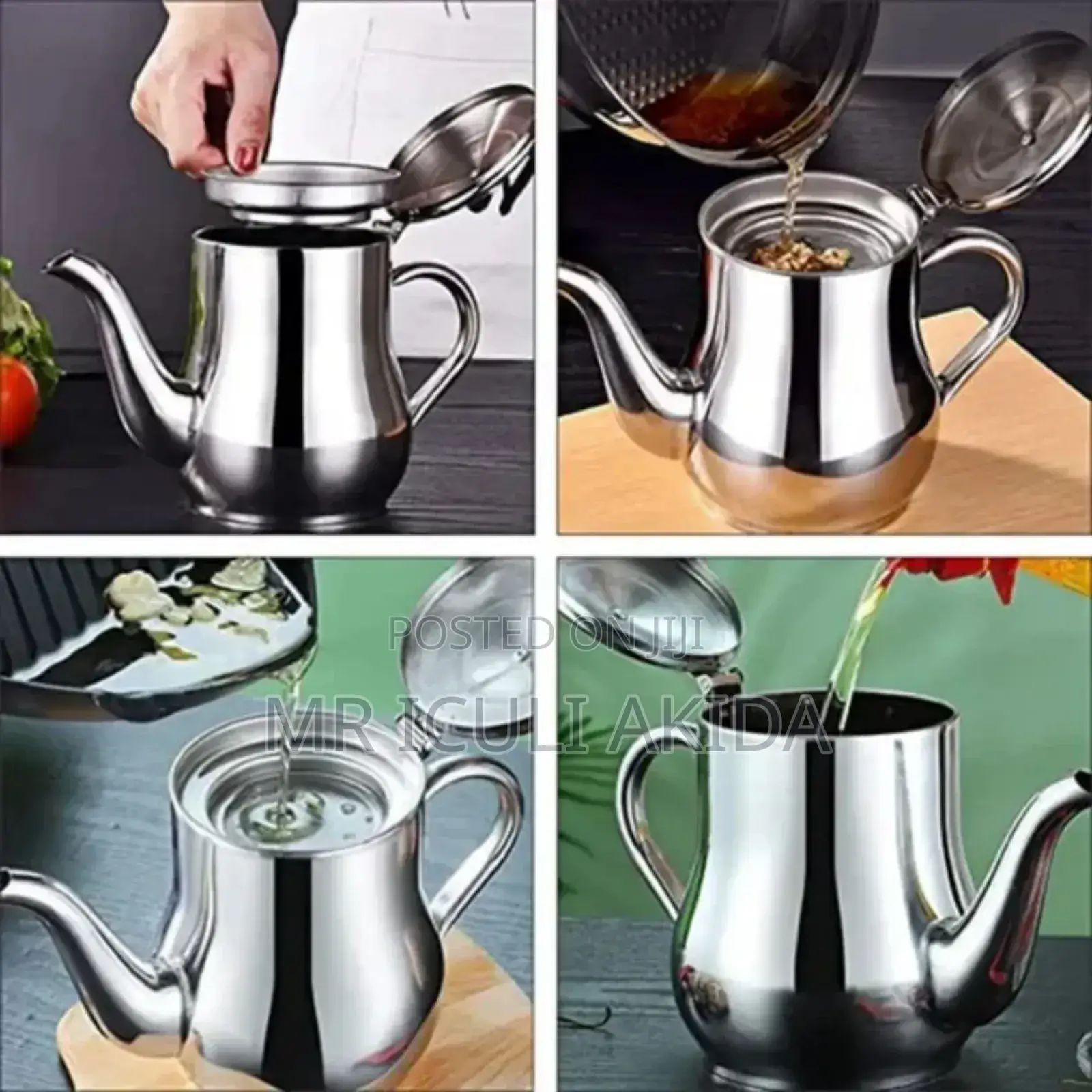 Stainless Steel Hotel, Restaurant Filter Mesh Teapot Kettle