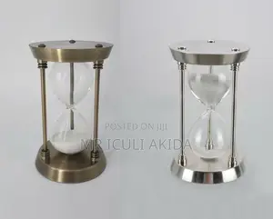 32cm Height Ornamental 60min Rotating Timer Hour Glass
