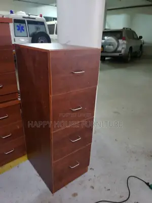 Wooden 4 Drawers Filing Cabinet