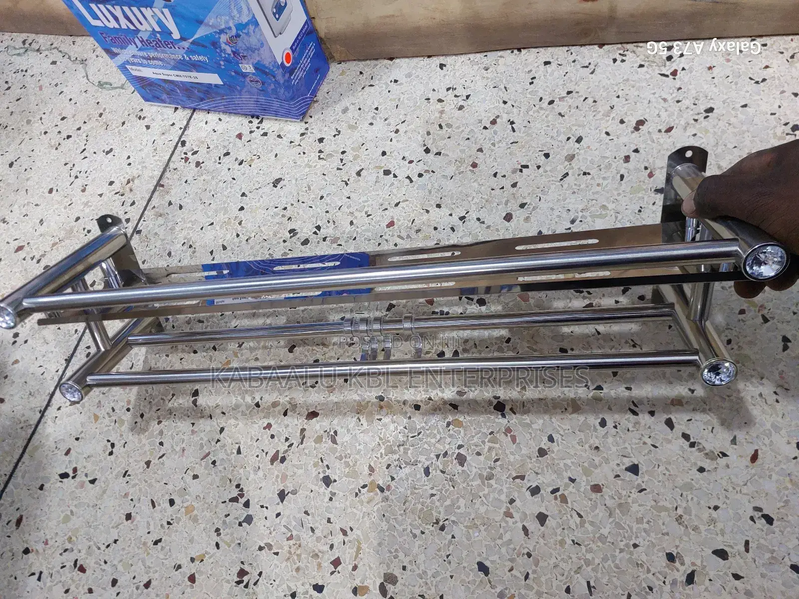 Towel Rack Light Duty With Hooks, Towel Bar and Rack