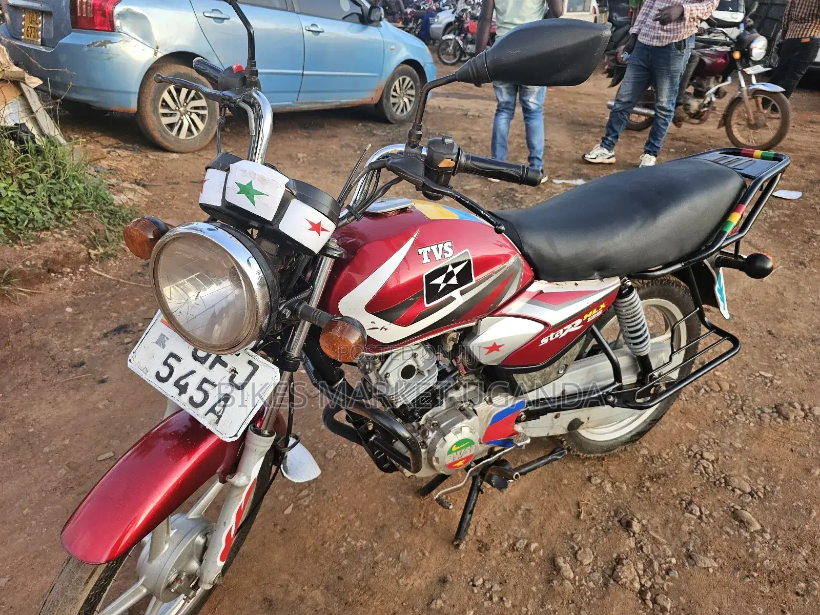 TVS HLX 125 2022 Red