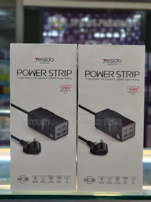 Yesido Power Strip/Extension 65watts