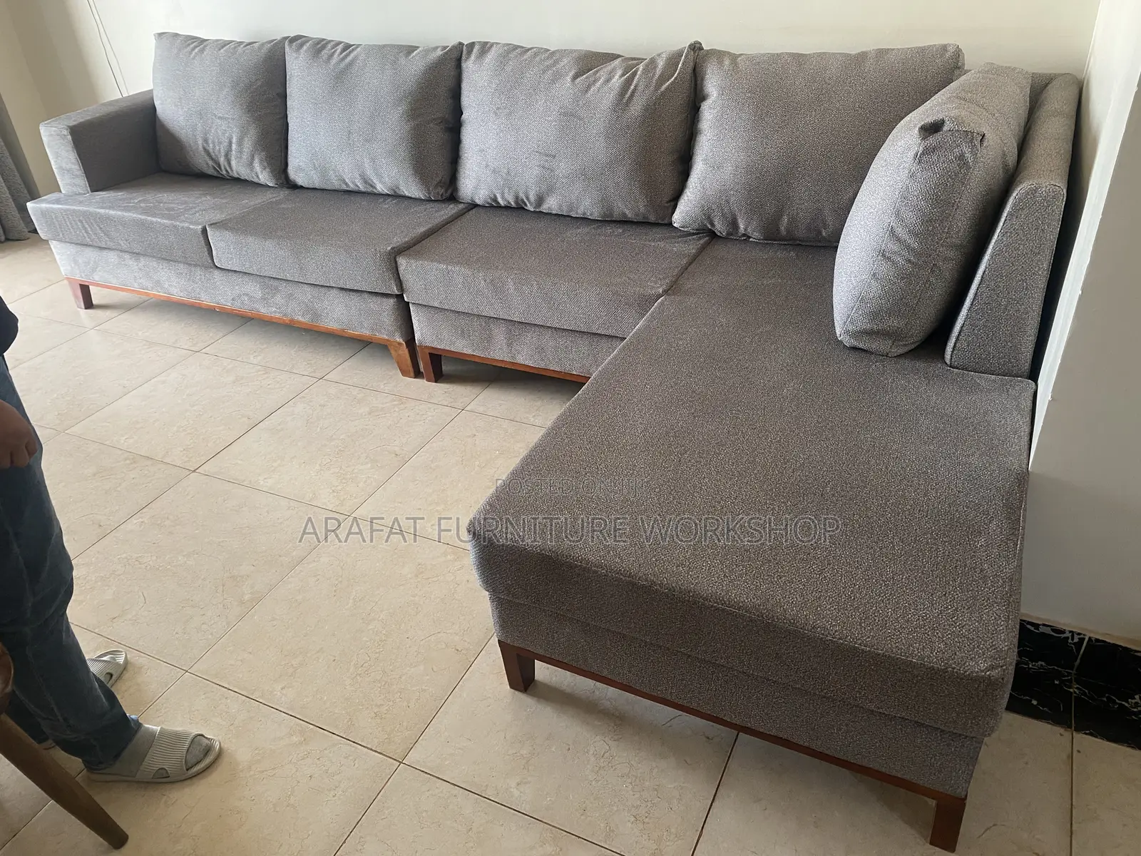 Modern L Shape Sofa Set/ Sofa Bed/ Couch