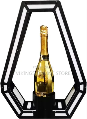 Lighted Liquor Bottle Display Stand