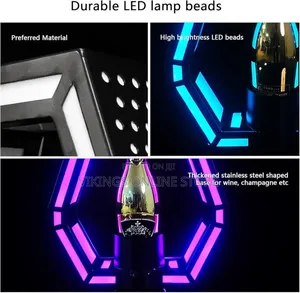 Lighted Liquor Bottle Display Stand