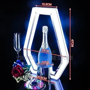 Lighted Liquor Bottle Display Stand