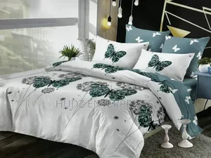 4pc Duvet 6*6 Green Batter Fly