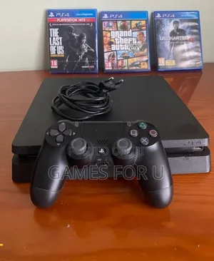 Ps4 Slim Chipped Console 8 Games and One Pad