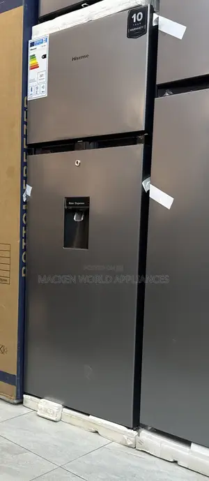 270l Hisense Fridge Double Door With Water Dispenser New