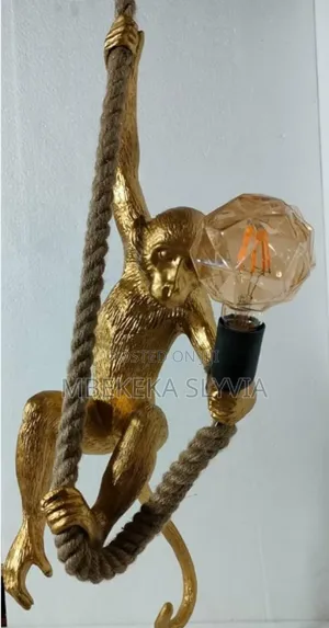 Light Hanging Monkey Warm /White Light Home Decoration