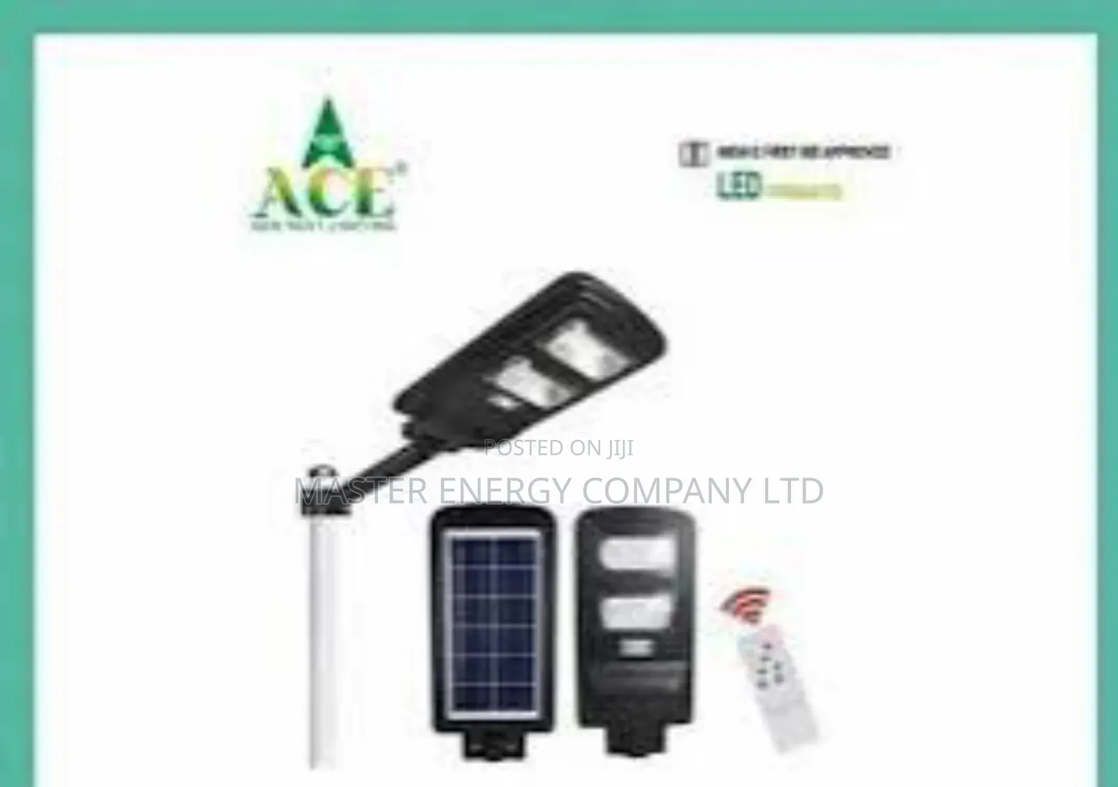 100 Watts Solar Street Lights Hunab