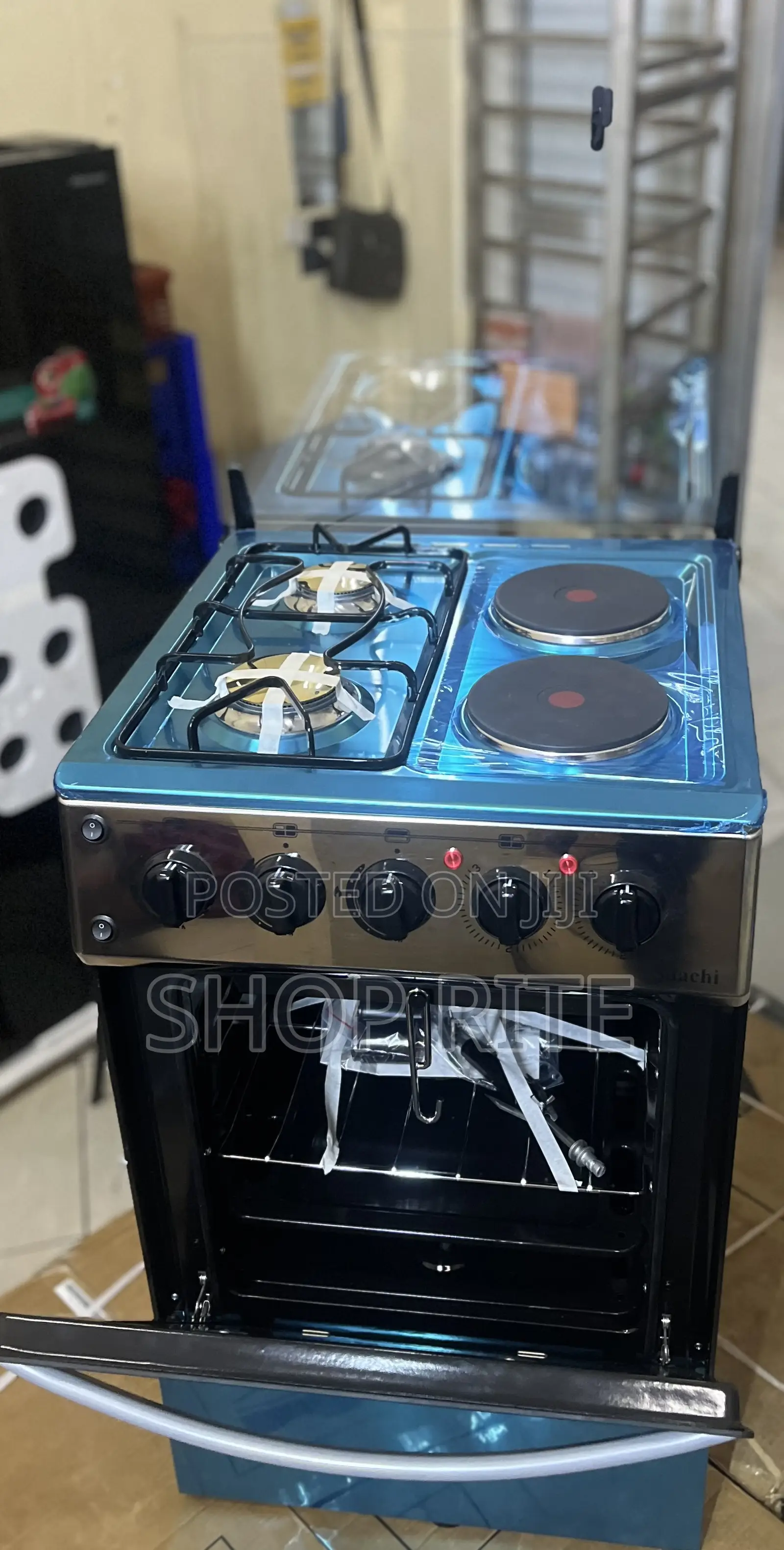 Saachi 2electric 2gas 50cm by 50cm Cooker Oven