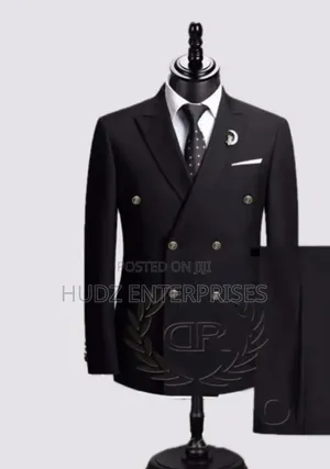 Black Senator Suite Double Breast