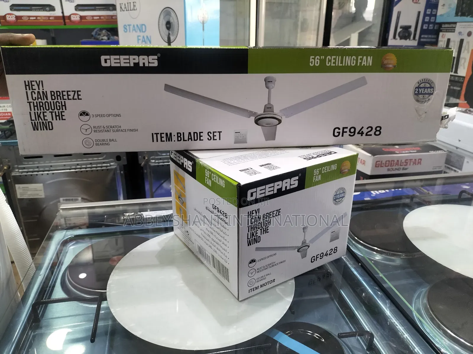 Ceiling Fan – 3 Speed, Double Bearing Gepass Celling Fan
