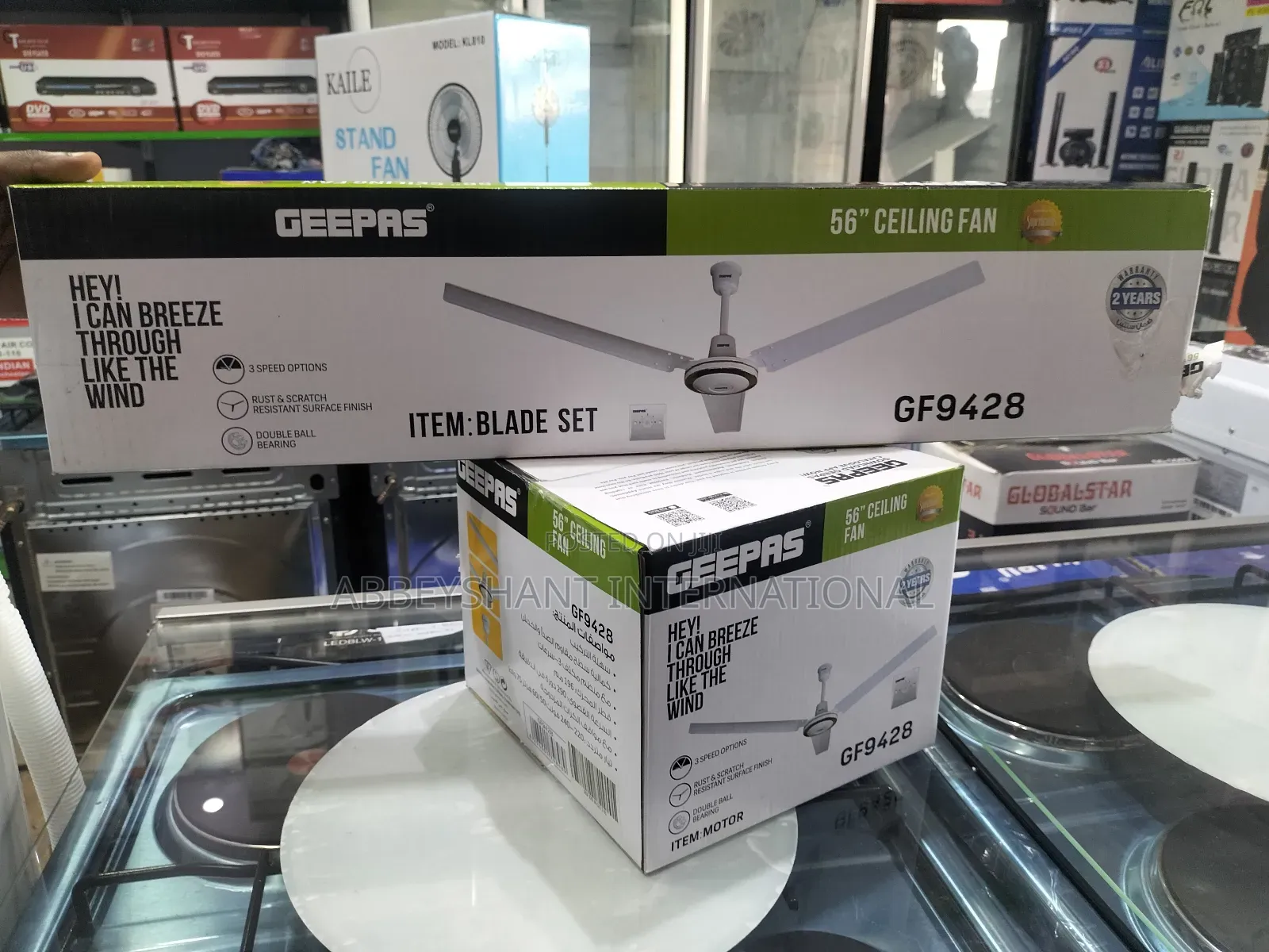 Ceiling Fan – 3 Speed, Double Bearing Gepass Celling Fan