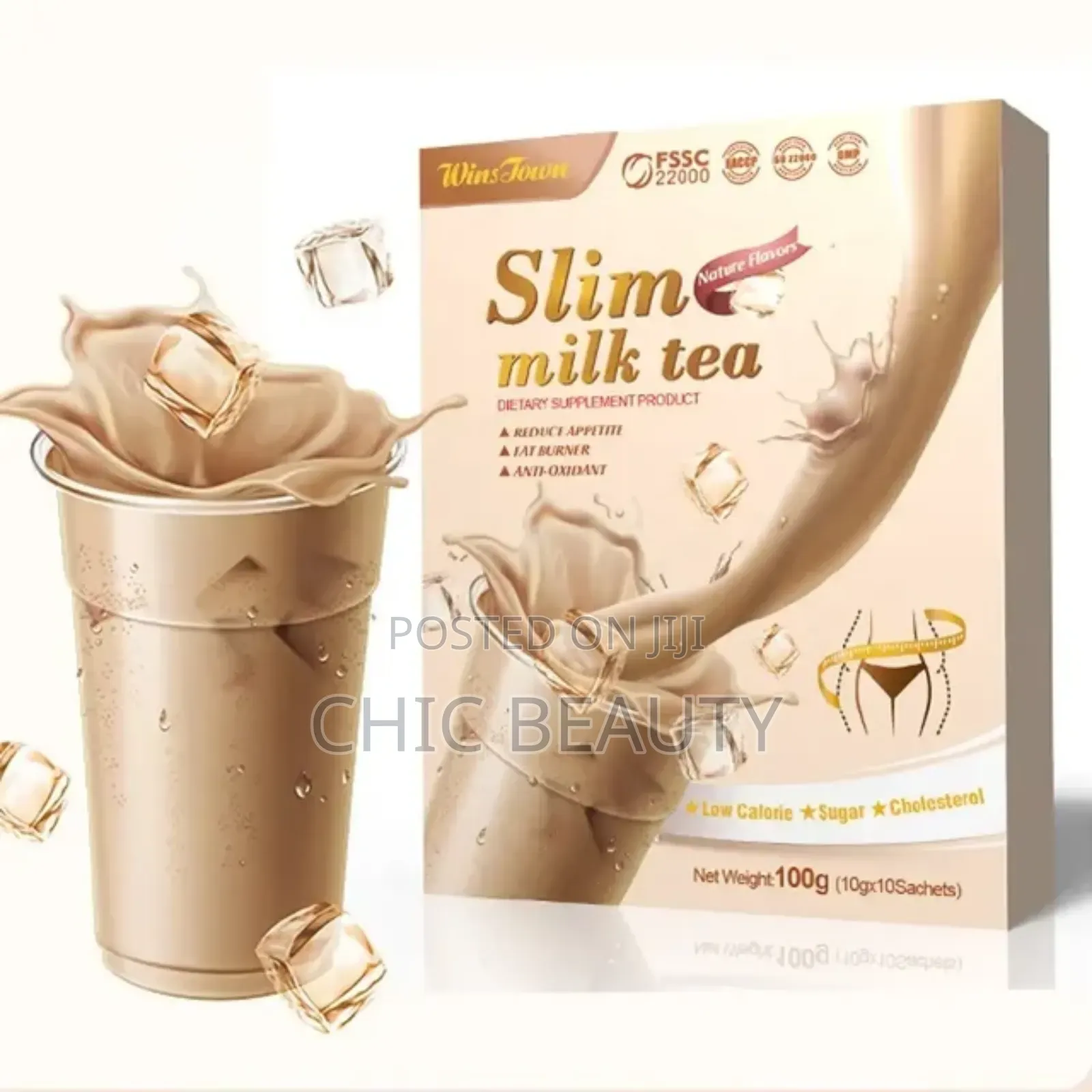 Sliming Milk Tea Natural Flavour 10 Sachets