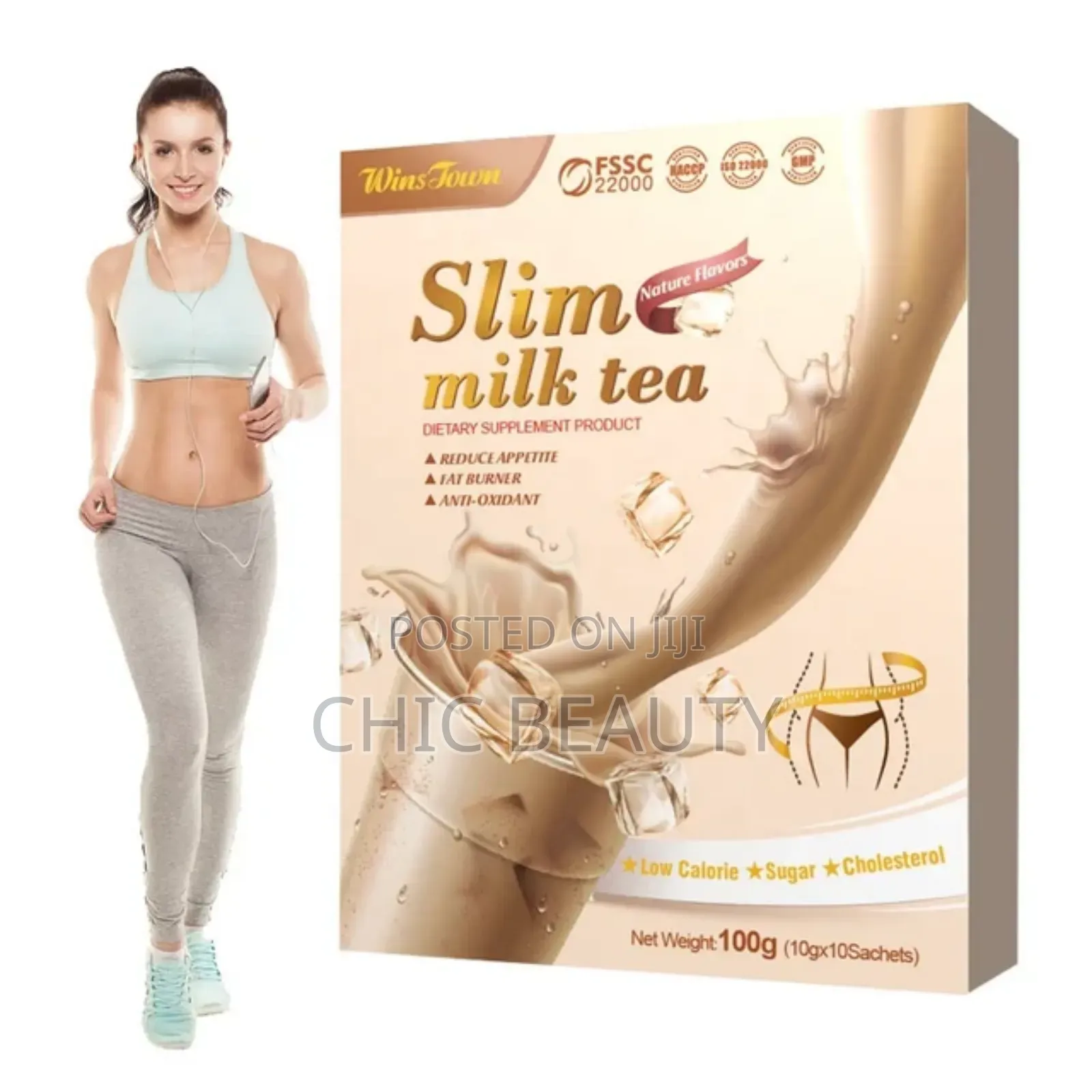 Sliming Milk Tea Natural Flavour 10 Sachets