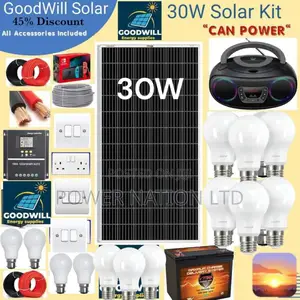 30w Solar System Complete Kit