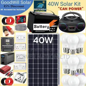 40w Solar System Complete Kit