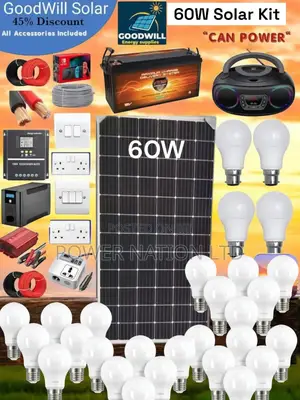 60w Solar System Complete Kit