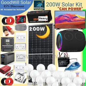 200w Solar System Complete Kit