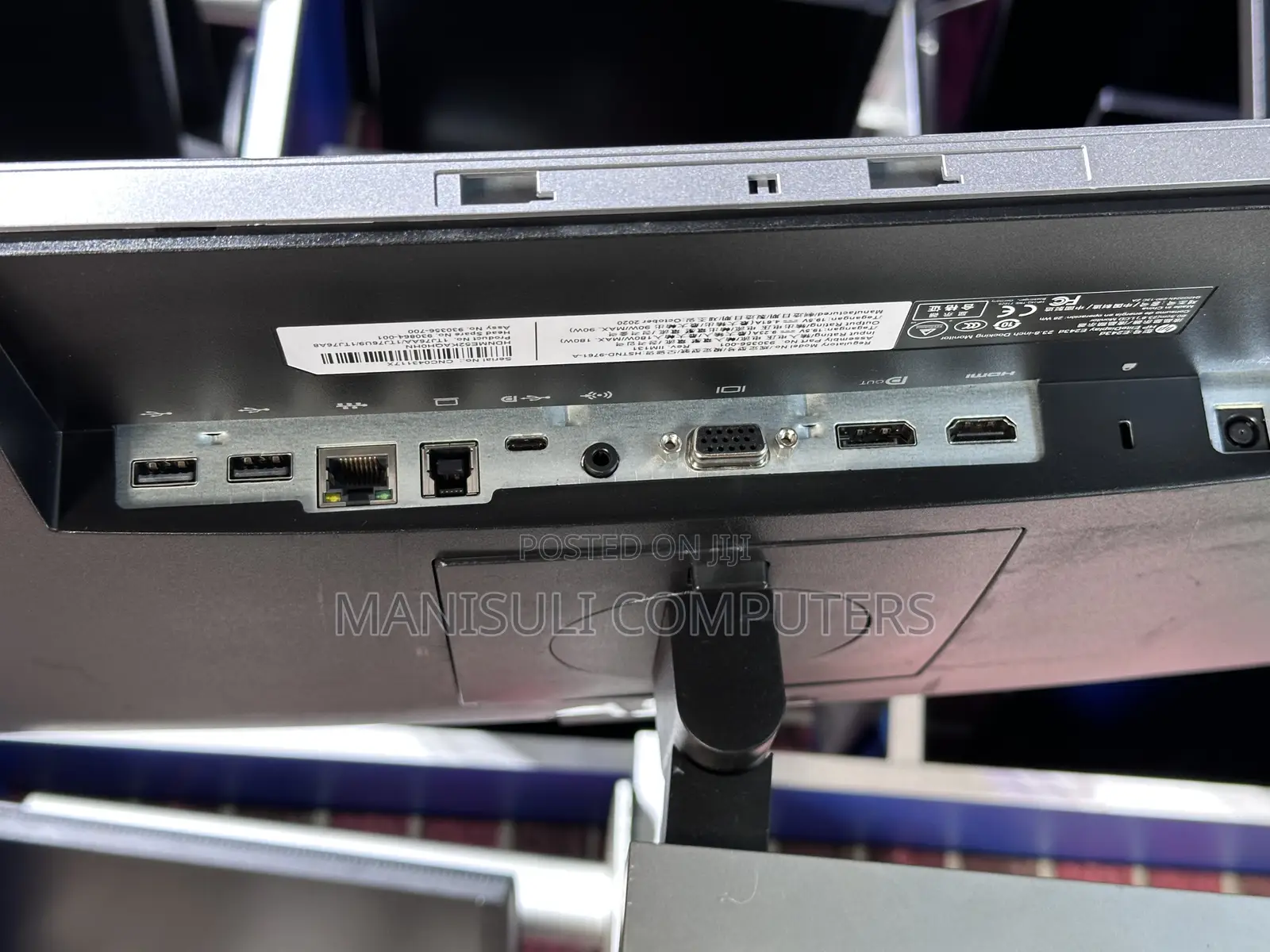 Monitor Hp 24 Inch Camera HDMI VGA DP DP Display