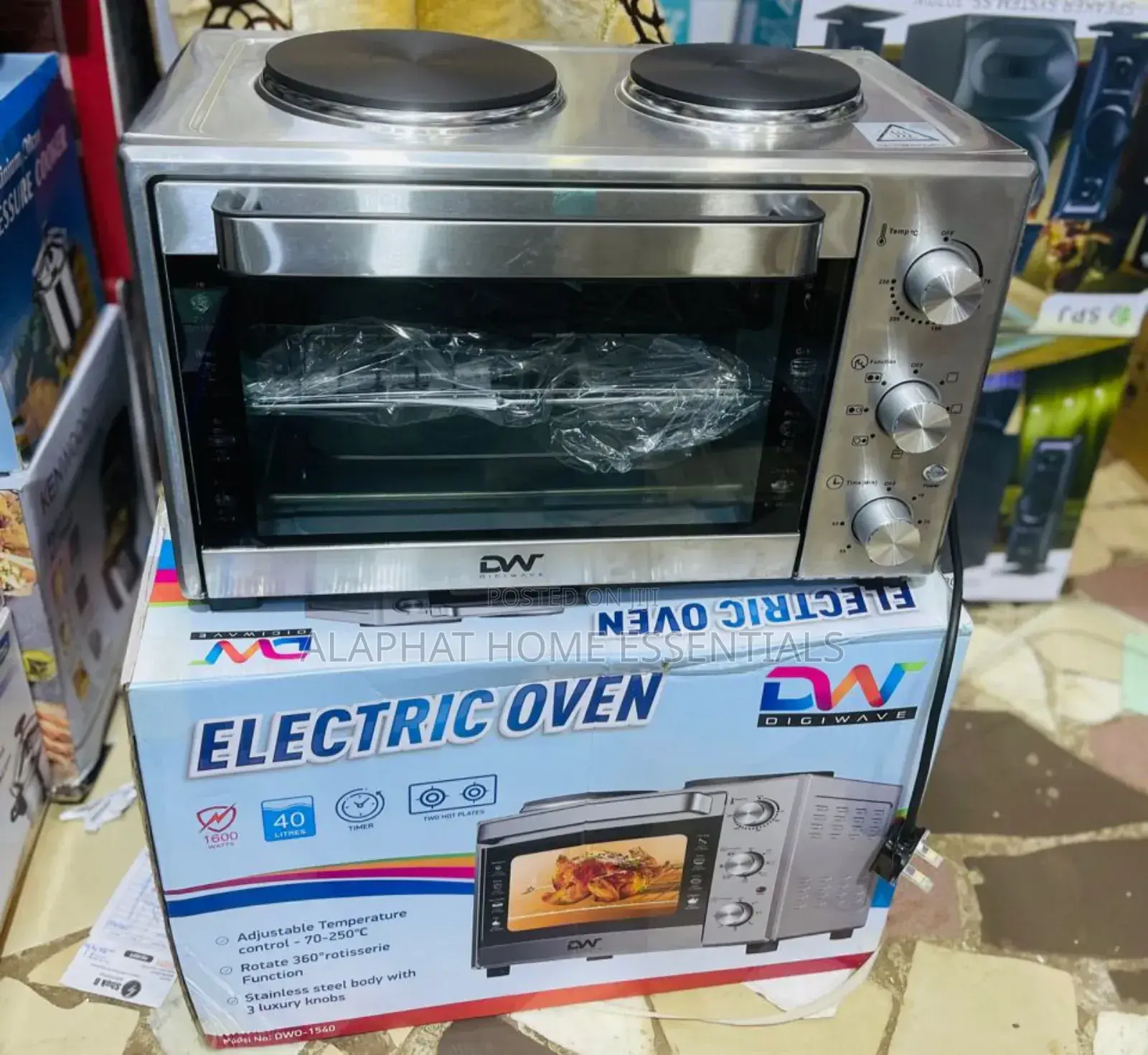 Dw 40litres Mini Oven With Electric Plates