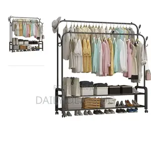 Double Clothes Rack
