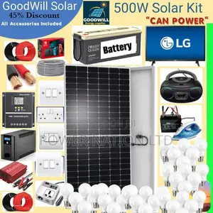 500w Solar System Complete Kit
