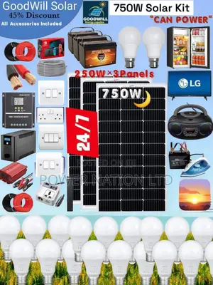 750w Solar System Complete Kit