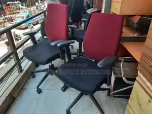Second Hand Adjustable Office Chairs, 2 Pieces