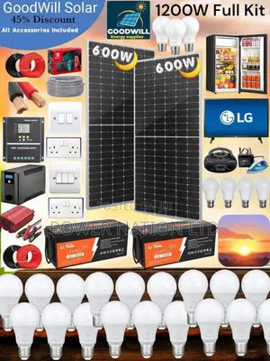 1200w Solar System Complete Kit