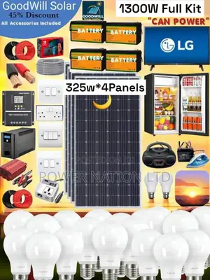 1300w Solar System Complete Kit