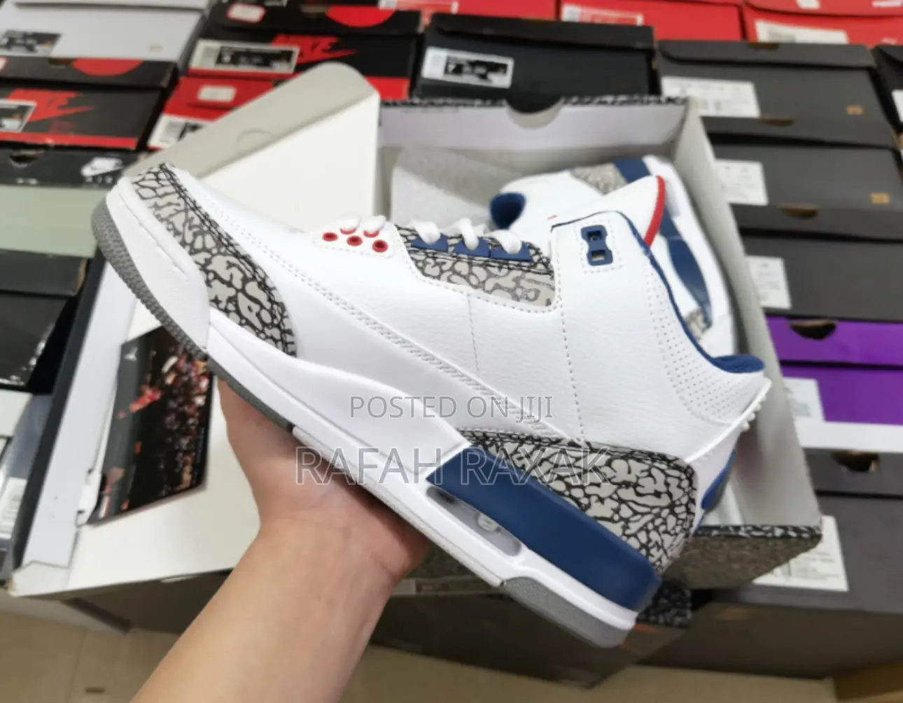 Original Nike Air Jordan 3 Retro “True Blue” Sneakers