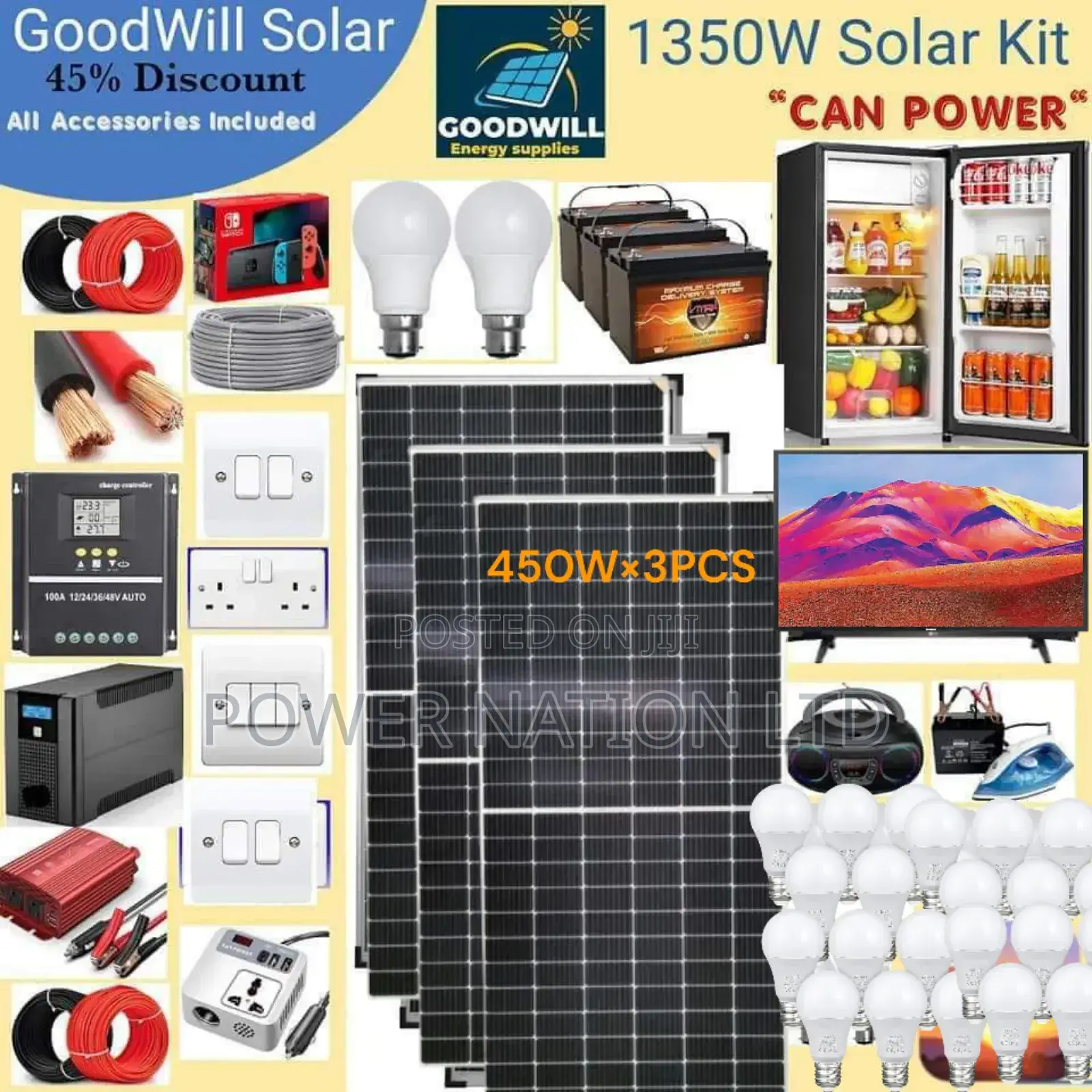 1350w Solar System Complete Kit