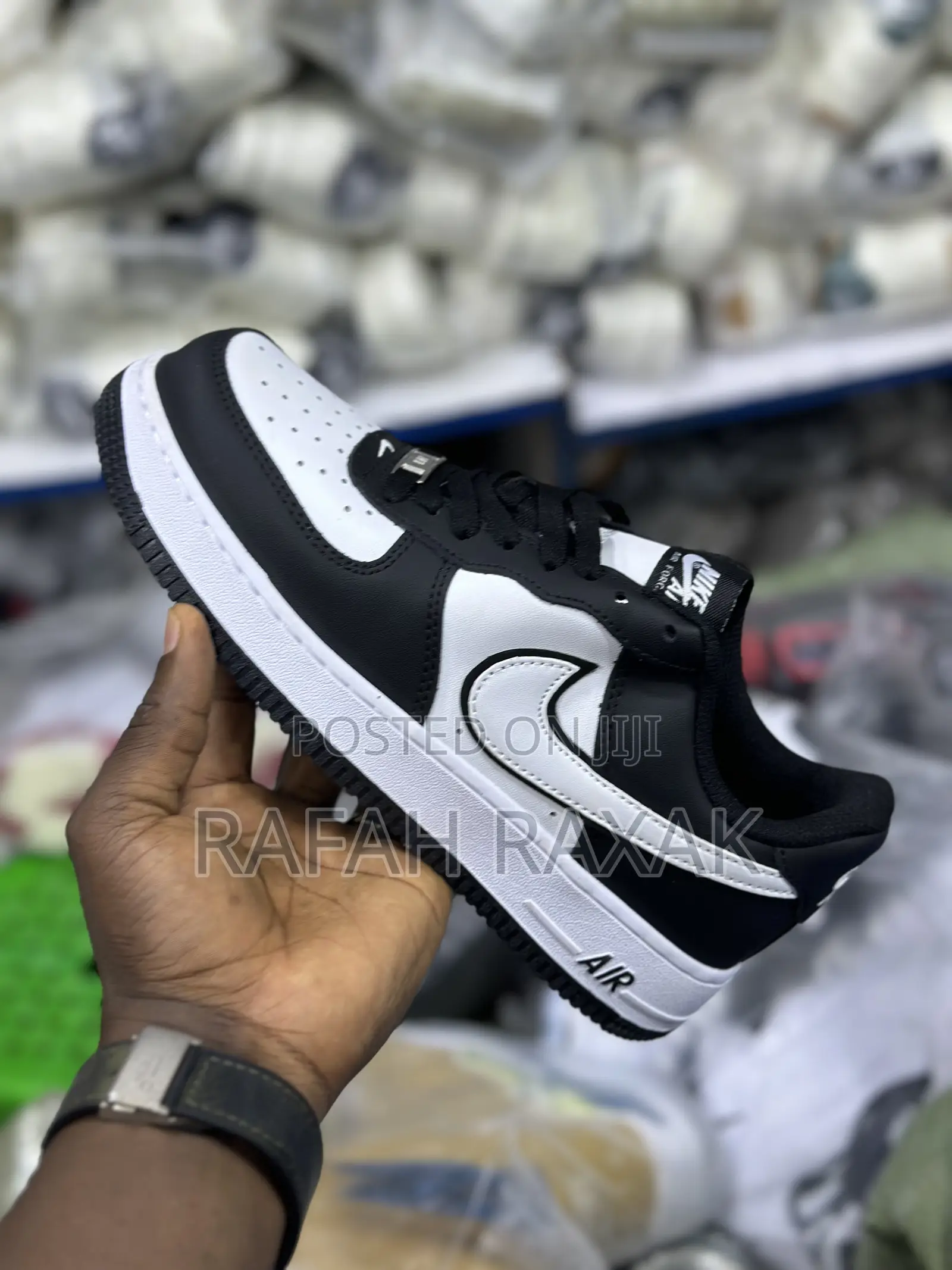Original Black/White Nike Air Force 1 Low “Panda” Sneakers
