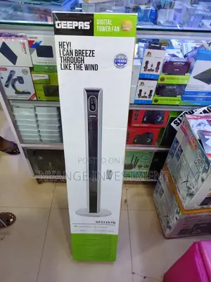 Geepas Digital Tower Fan. Gf21167n Tower Fan