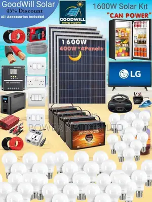 1600w Solar System Complete Kit