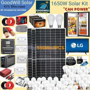 1650w Solar System Complete Kit