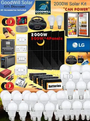 2000w Solar System Complete Kit
