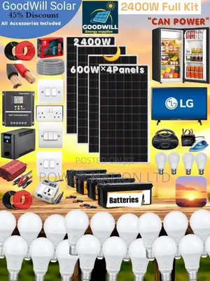 2400w Solar System Complete Kit