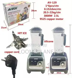 2.5L Avinas Blender / Food Processor